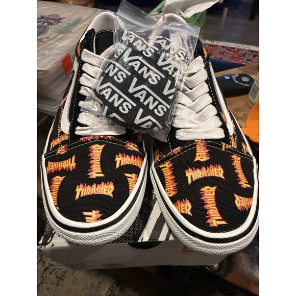 Vans Old Skool Thrasher Black Skateboarding Shoes Men\'s US Size 9 main image 8